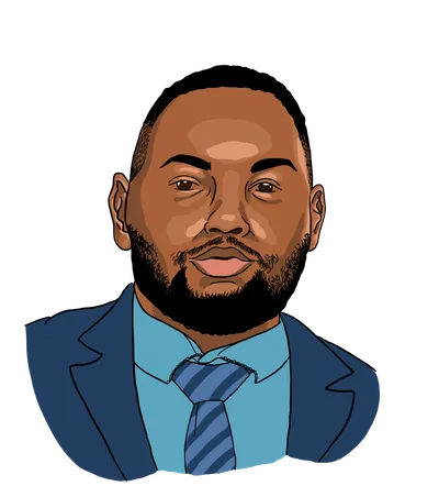 Portret illustration of Godfrey Malongo