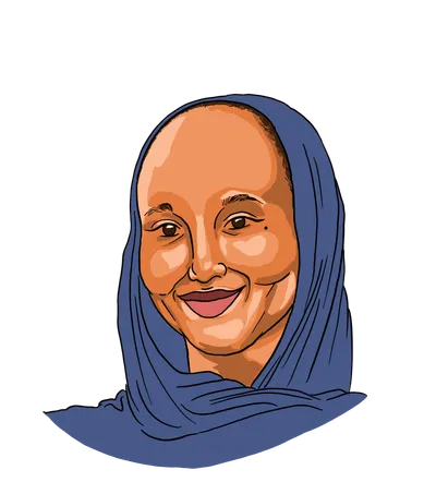 Portret illustration of Mumina Mohamednur